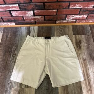 Abercrombie & Fitch Tan Flat Front Shorts